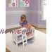 Badger Basket Chevron Doll Bunk Bed with Bedding and Ladder - White/Pink - Fits American Girl, My Life As & Most 18" Dolls   553651830